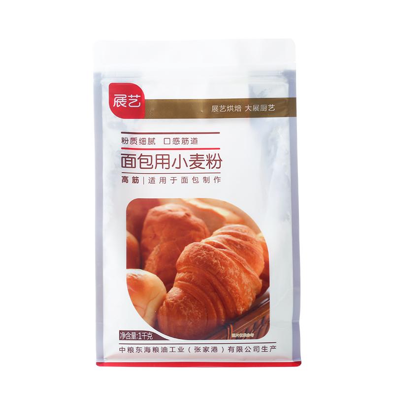 展艺面包用小麦粉 1kg 高筋面粉吐司披萨粉面包机用烘焙原料