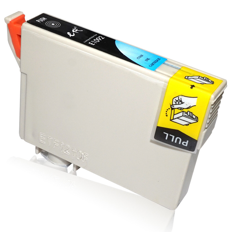 e代经典 T1092C墨盒蓝色 适用 爱普生ME30 300 70 360 510 520 1100 600F 650F高清大图