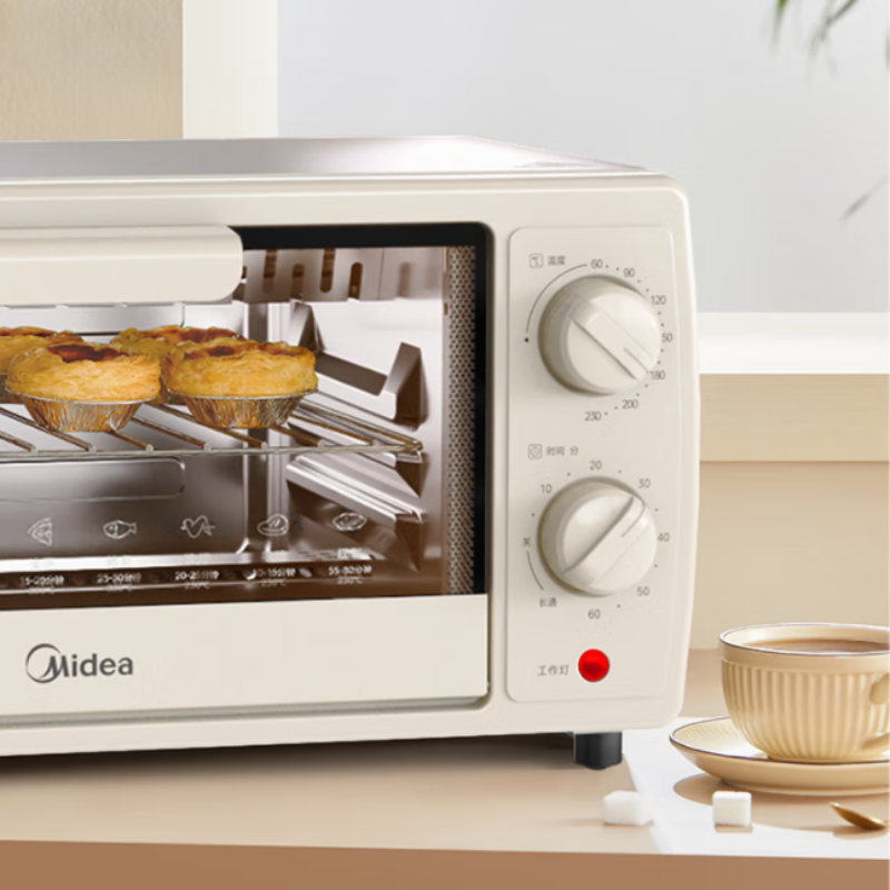 美的(Midea)家用大容量多功能全自动空气炸锅 10L PT10X1(S)高清大图