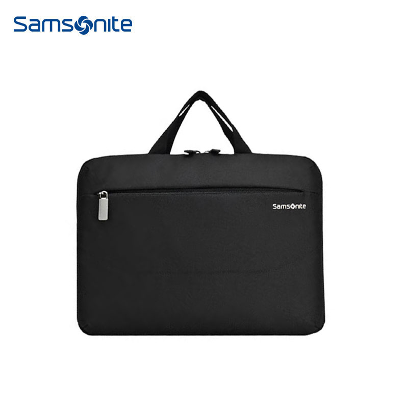 新秀丽（Samsonite）电脑包手提包男女商务背包公文包苹果华为笔记本电脑包15.6英寸黑色 BP5*09101 黑色BP5*09101