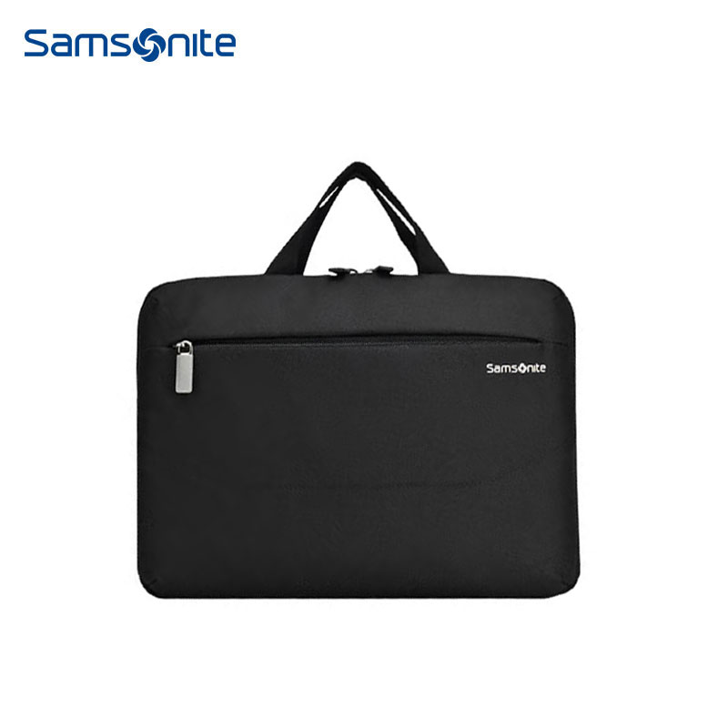 新秀丽(Samsonite)电脑包手提包男女商务背包公文包苹果华为笔记本电脑包15.6英寸 BP5*09101