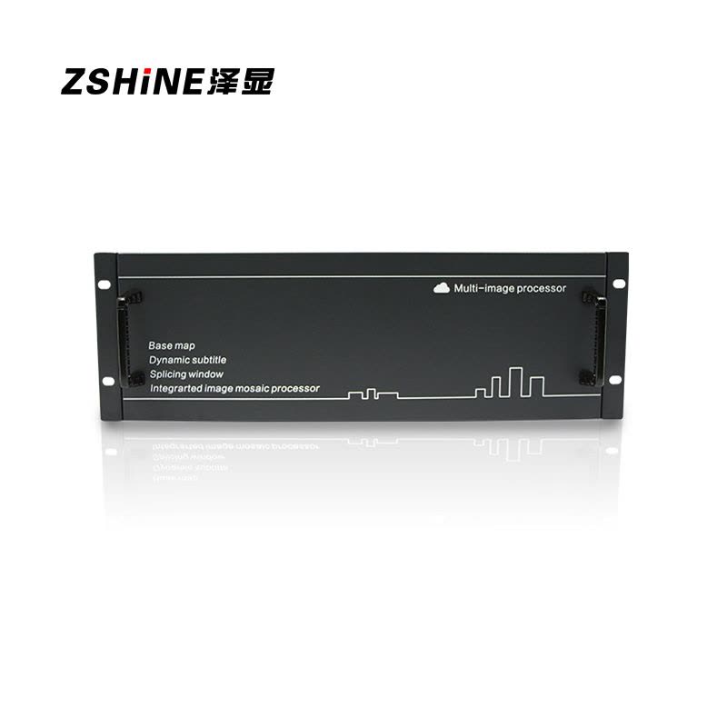 泽显4进8出外置多屏拼接控制处理器HDMI高清画面叠加开窗漫游图像
