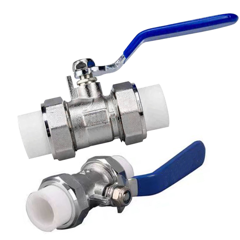 嘉禾长久 PPR双活接球阀 个高清大图