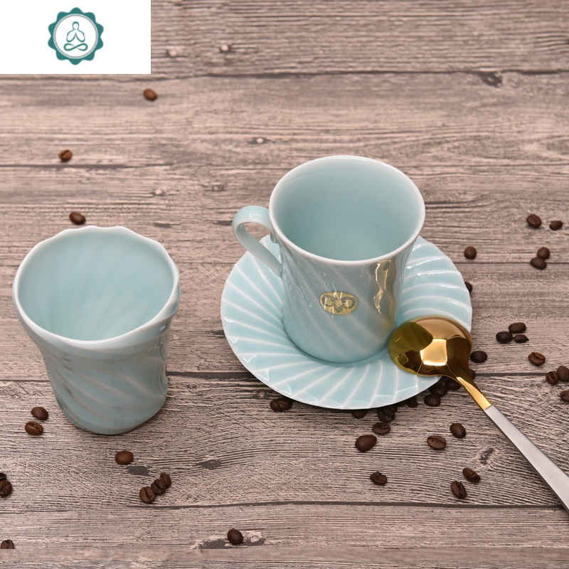 简约陶瓷手冲套装茶杯礼盒装咖啡器具 封后 咖啡杯