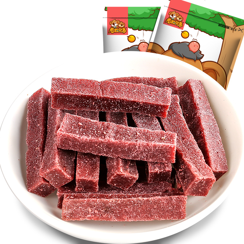 考拉兄弟 桑葚山楂条200g 果丹皮儿童成人怀旧零食 蜜饯零食 休闲果脯 酸甜可口