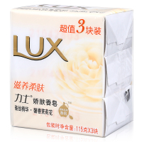 力士(Lux) 娇肤香皂 滋养柔肤115g*3块[联合利华]