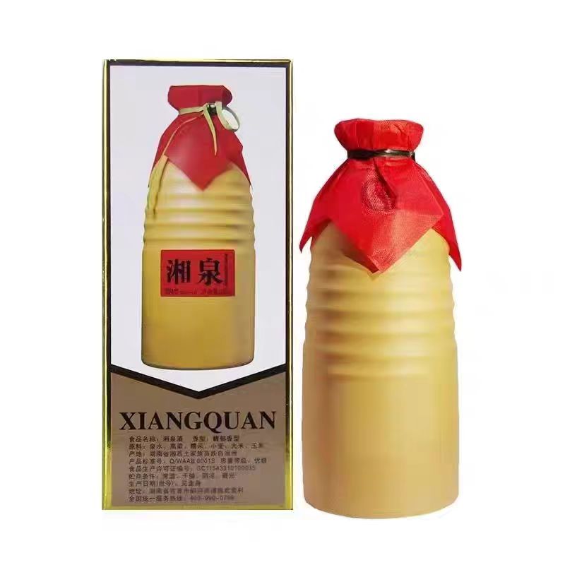 酒鬼酒 湘泉盒优 54度 500ml 馥郁香型白酒 新老版年份随机高清大图