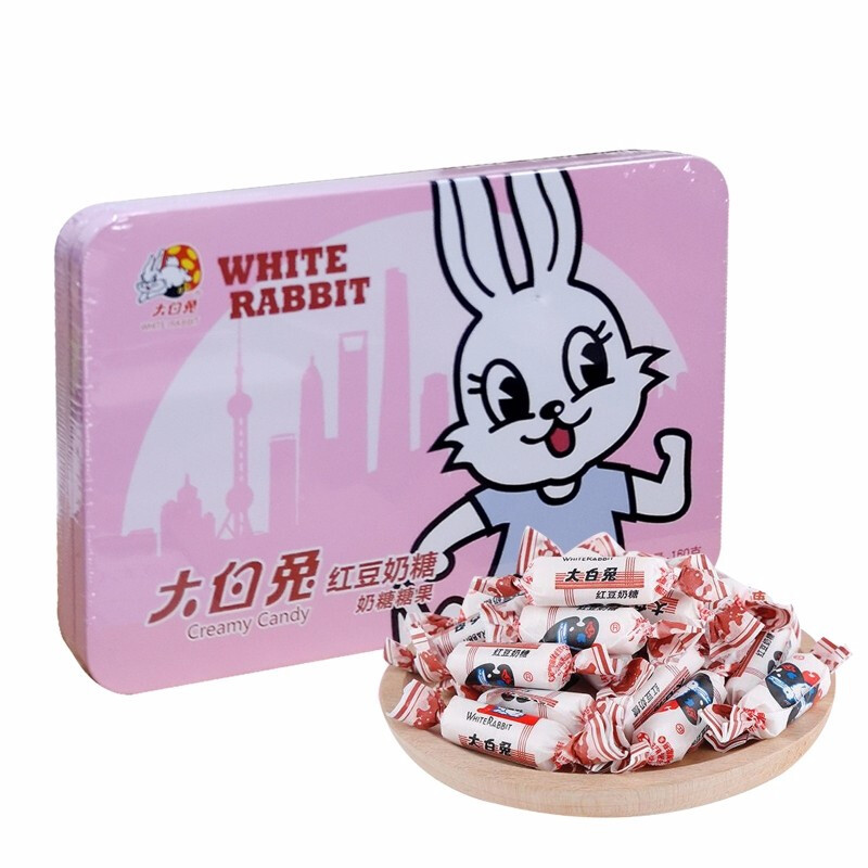 大白兔奶糖160g 铁盒装