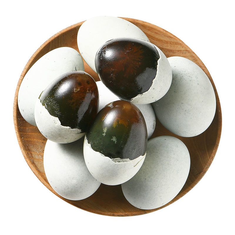 湛航蛋类 松花皮蛋特大糖心鸭皮蛋新鲜土鸭蛋变蛋批发直销 30枚装【价