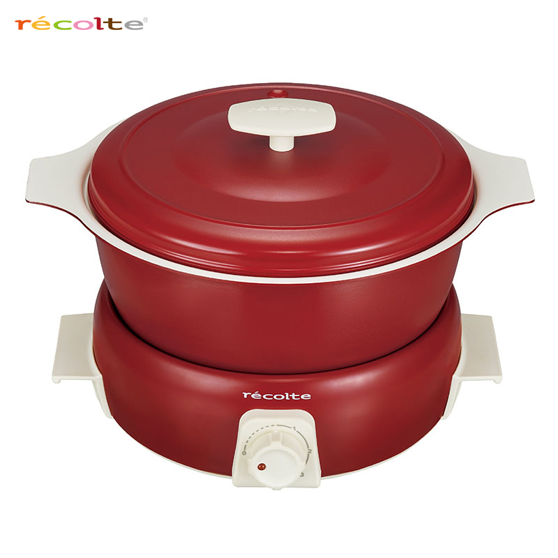 丽克特 Recolte 电火锅rpd 3 Recolte丽克特 日本家用小电锅多功能电火火锅宿舍小功率电煮锅温度调节防干烧功能烤涮一体电热锅900瓦功率1 9升红色 价格图片品牌报价 苏宁易购丽克特苏宁自营旗舰店