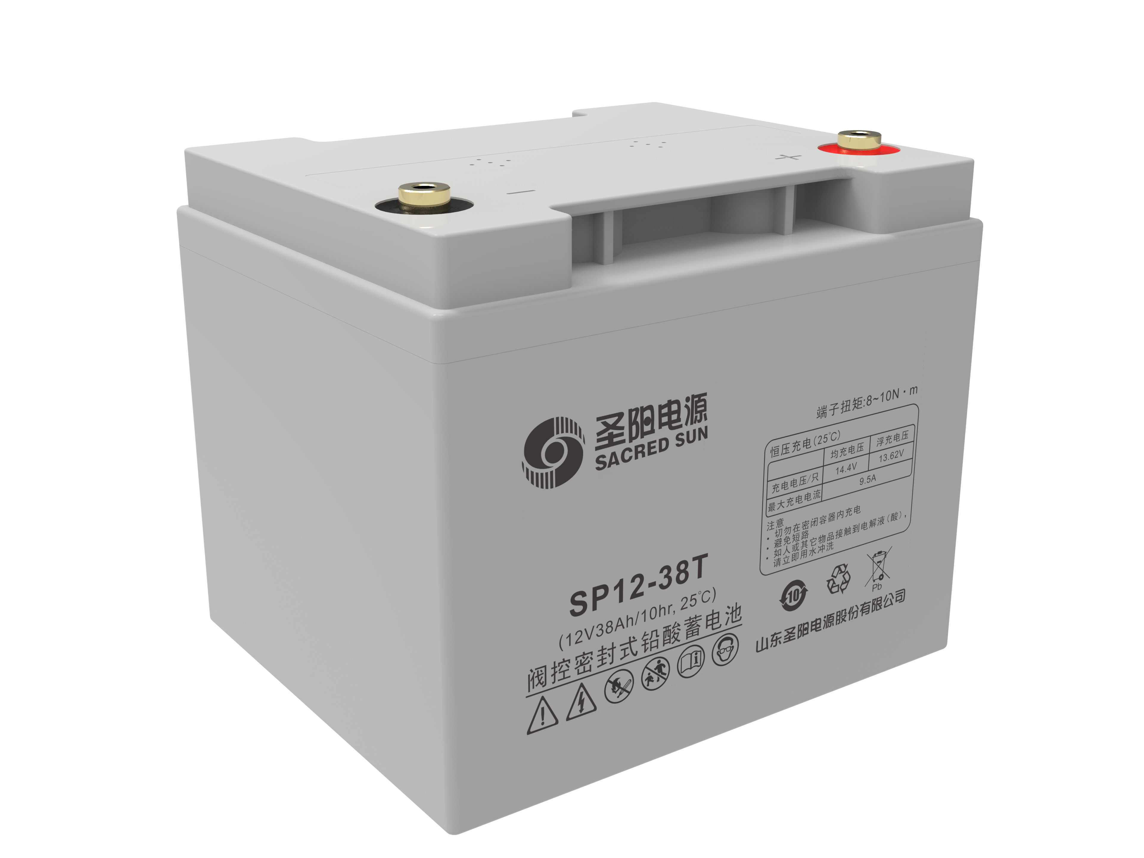圣阳电源 蓄电池 SP12-38T 套高清大图