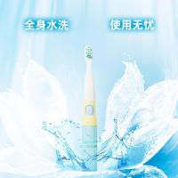 苏宁极物儿童电动牙刷3-6-12岁小孩宝宝非充电防水全身水洗全自动声波软毛男女送电池