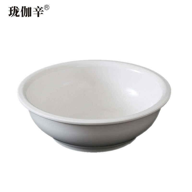 珑伽辛 耐高温密胺大汤碗 汤盆 10英寸/个高清大图
