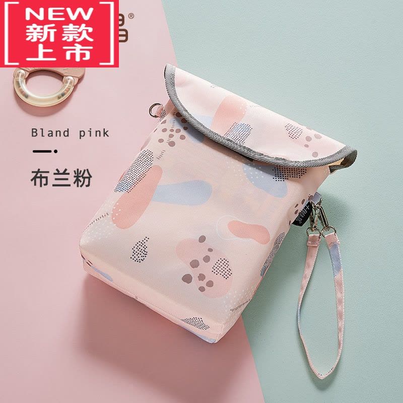 可莉允尿布袋婴儿床推车挂袋妈咪手提小包宝宝尿垫尿不湿收纳包图片