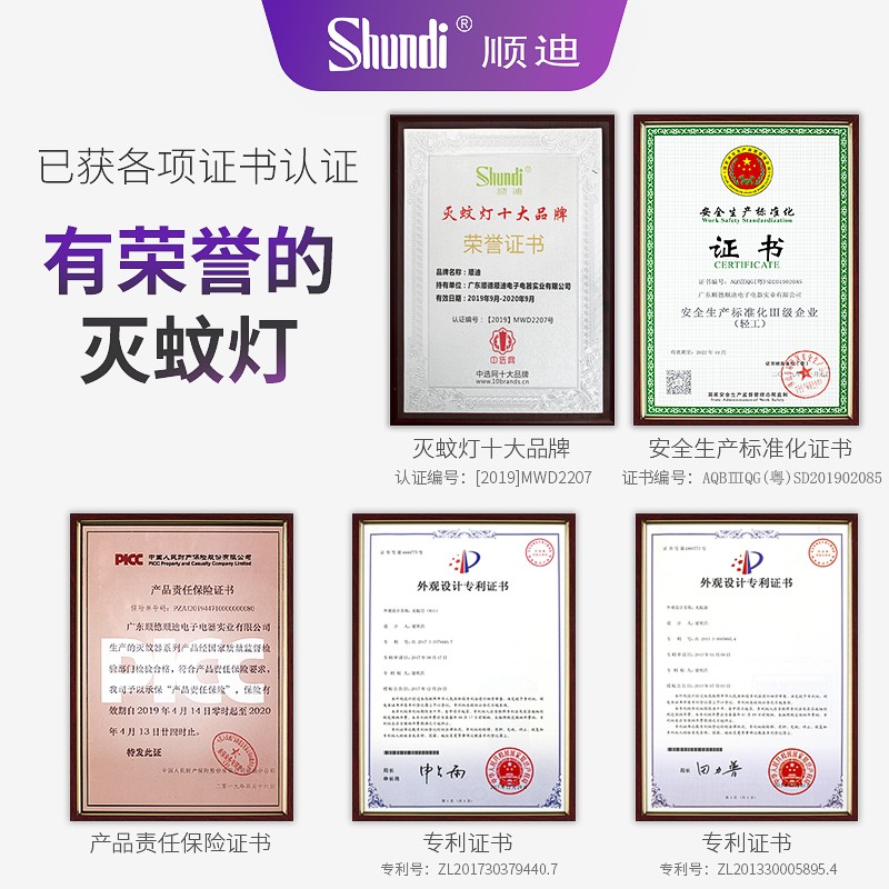 灭蚊灯灭蚊家用物理室内卧室孕妇婴儿插电吸蚊灯 三维工匠 201B浅紫色USB线+插头高清大图