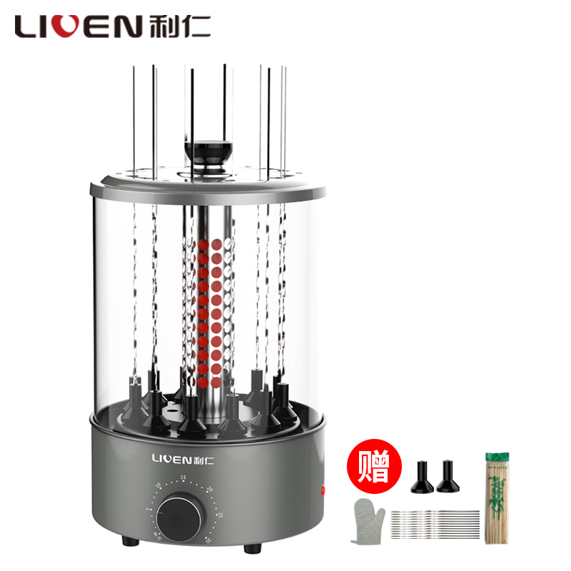 利仁(Liven)KL-J121红外炉烤串机 家用烧烤机非烤盘无烟烤肉非煎烤机
