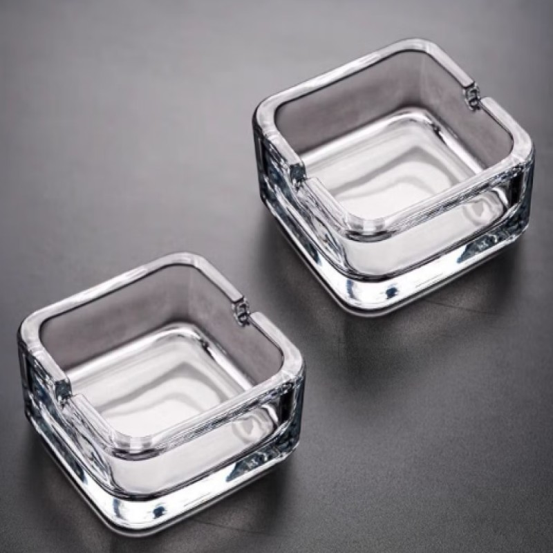 未易 玻璃缸家用客厅办公室酒店专用透明15CM*15CM高清大图