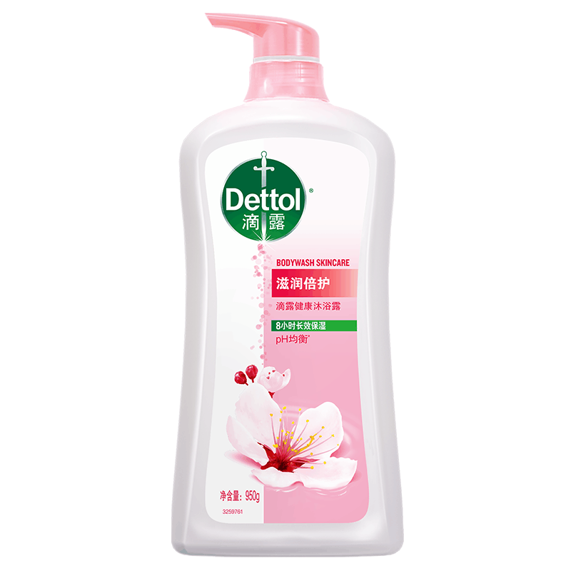 Dettol 滴露滋润倍护健康沐浴露950g图片