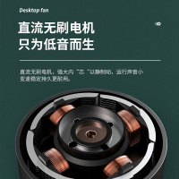 [补贴10%]usb小风扇8寸迷你小电风扇小型家用办公室学生宿舍床上6寸4寸usb风扇桌面便携式usb插电音轻大风力电动