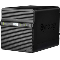 群晖 （Synology） DS418j 4盘位 NAS 网络 存储 服务器 （定制8T机械硬盘）