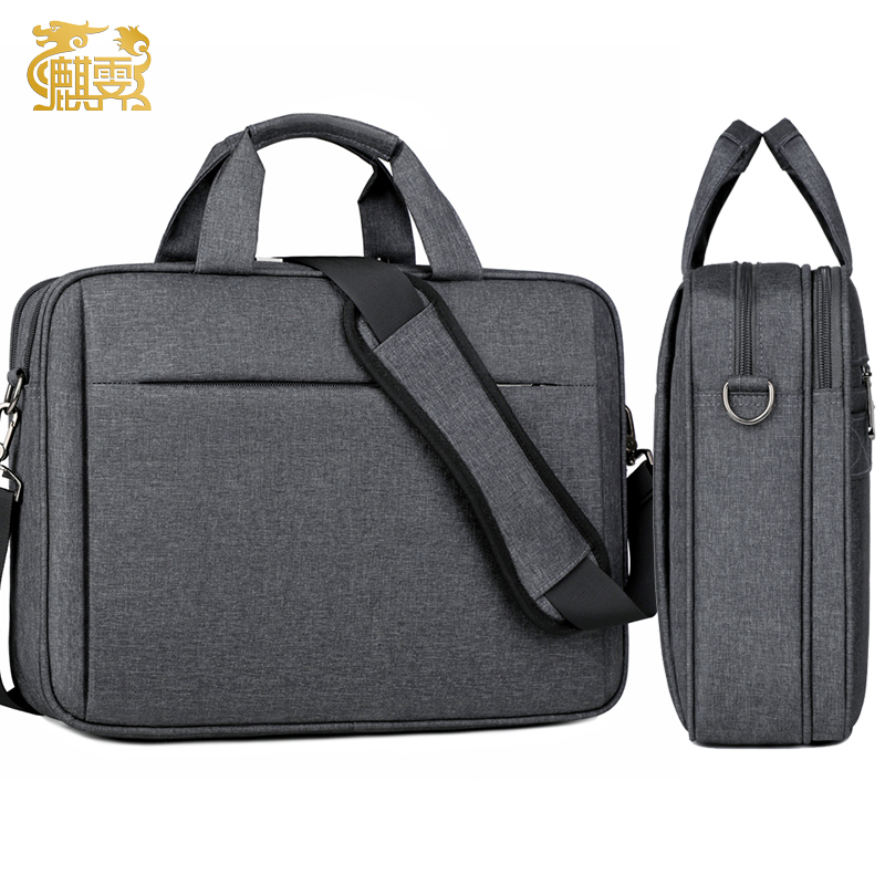 麒霁事务包可定制印字手提公文包文件袋XD985高清大图