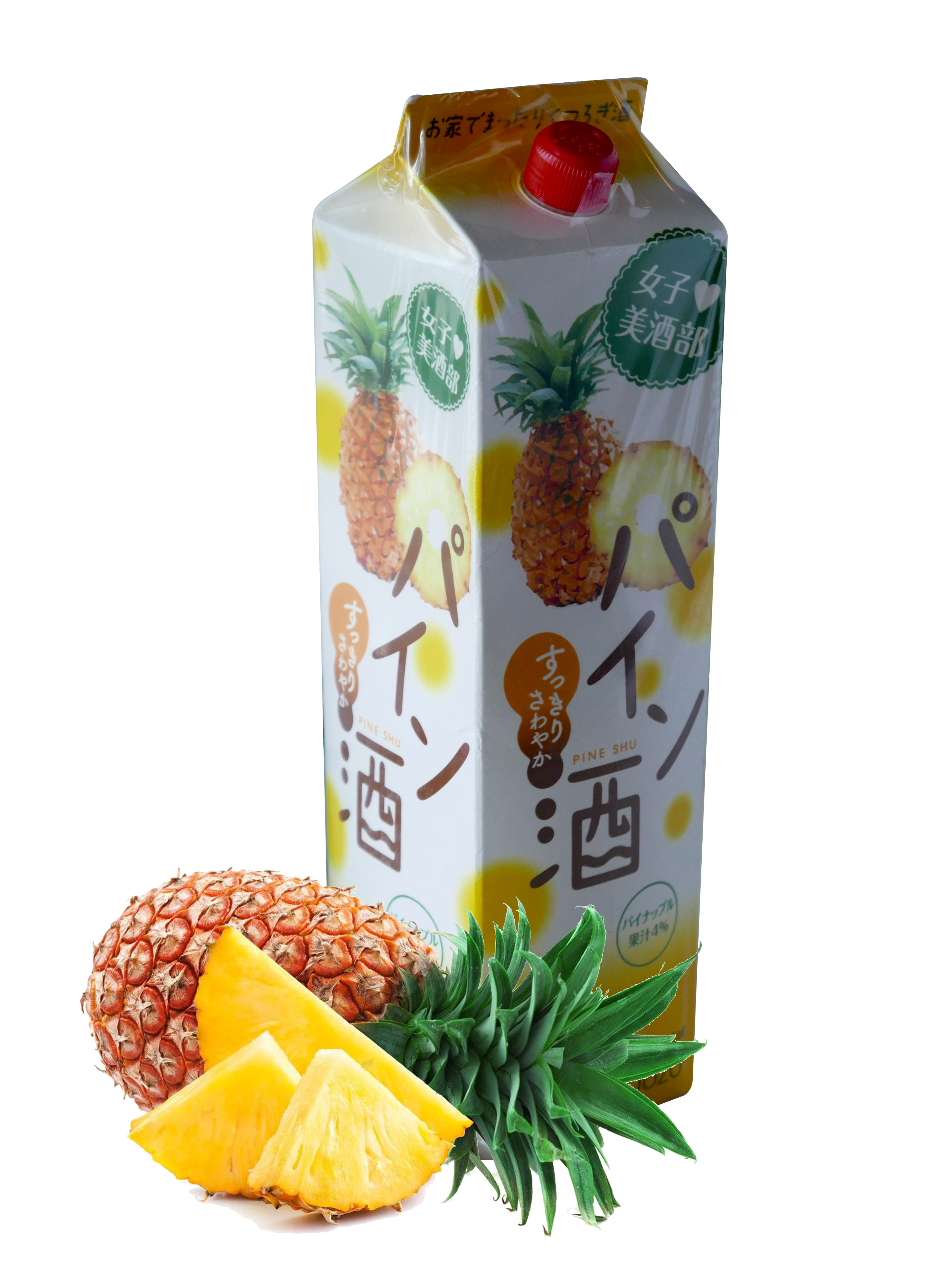 日本原装进口洋酒 女子美酒部菠萝利口酒(配制酒)2L