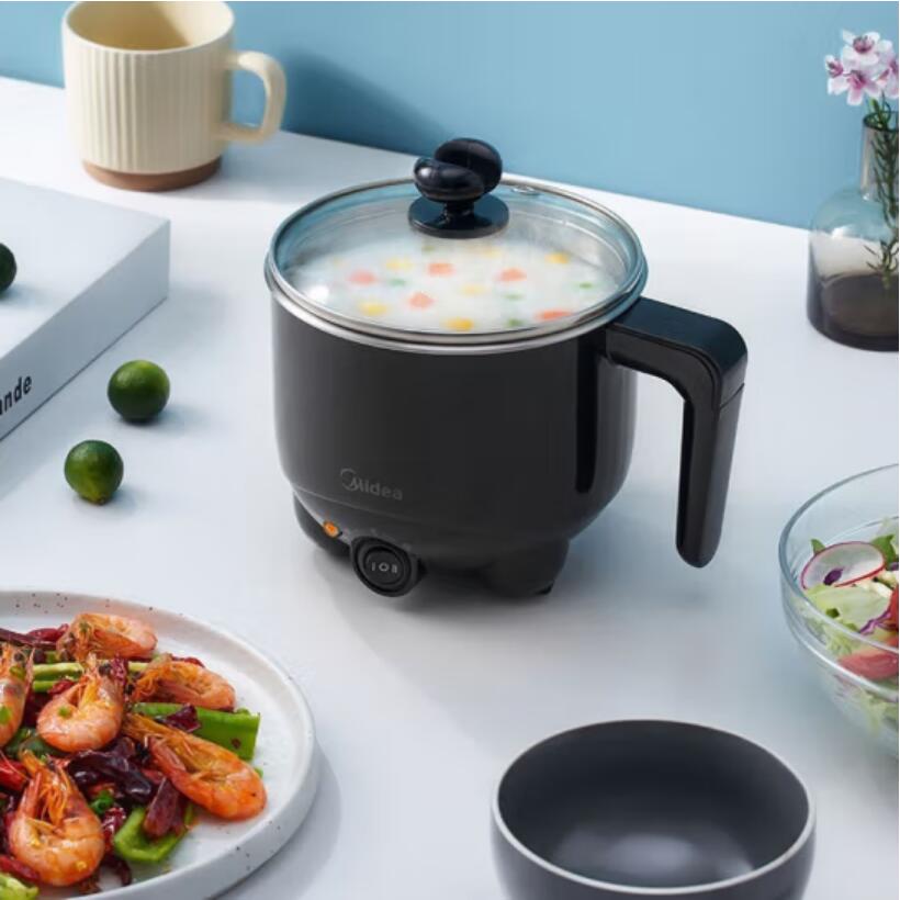 美的(Midea) 电火锅 迷你1升小容量电煮锅 DY13E101B