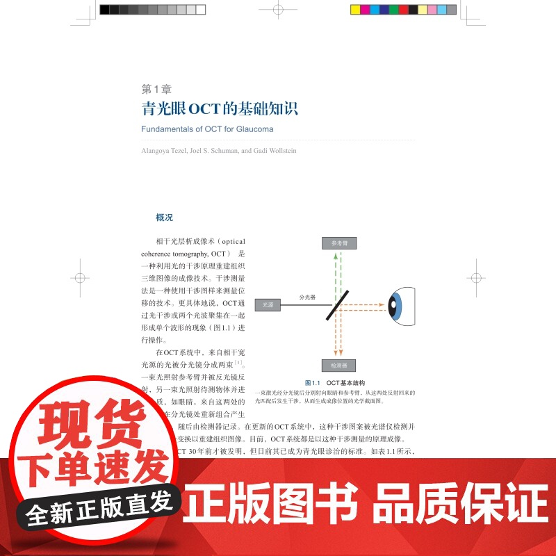 青光眼OCT图谱 相干光层析成像术OCT发展青光眼中应用基础视乳头视网膜参数戴毅主译上海科学技术出版社眼科学高清大图