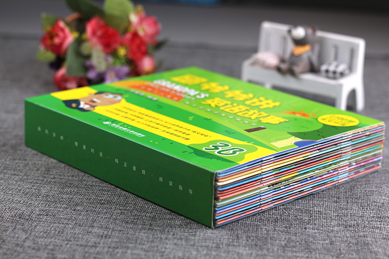 [醉染正版]邱爷爷讲英语故事3A3B全套 邱耀德著英语分级阅读四五六年级上下册 少儿英语有声绘本 英语 小学生英语认知书高清大图