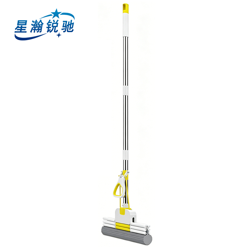 星瀚锐驰 滚轮式海绵拖把38cm XH-ZP111 把高清大图