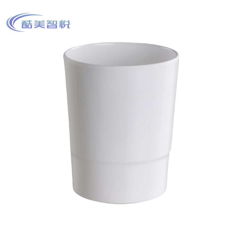 酷美智悦 密胺杯子白色255ml两个装 KM-BH525 套高清大图