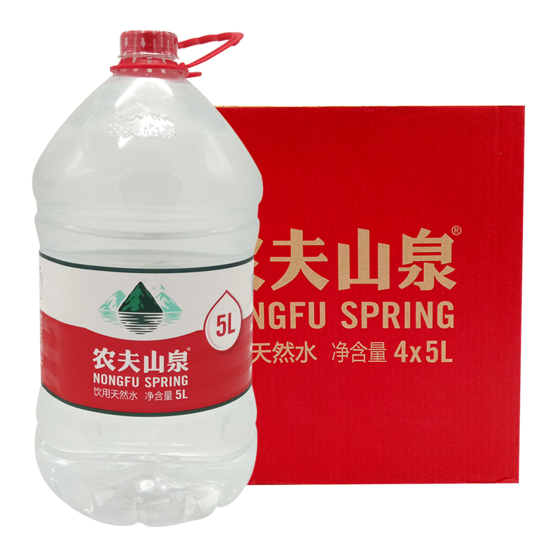 天然弱碱性饮用水 5L*4桶整箱