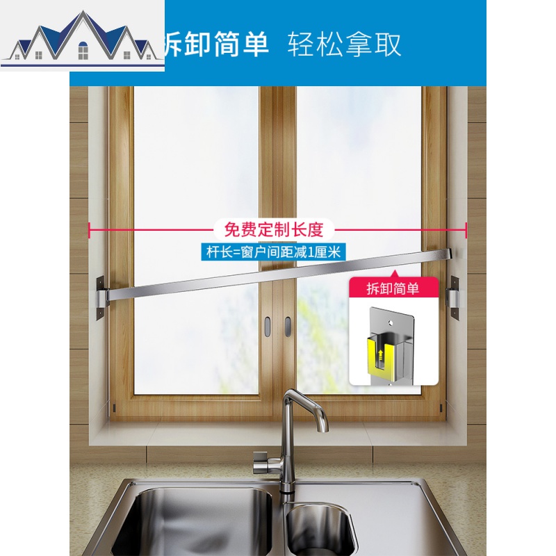 水不锈钢碗碟架沥水架放碗架厨房窗台置物架窗户壁挂免打孔收纳 三维工匠高清大图