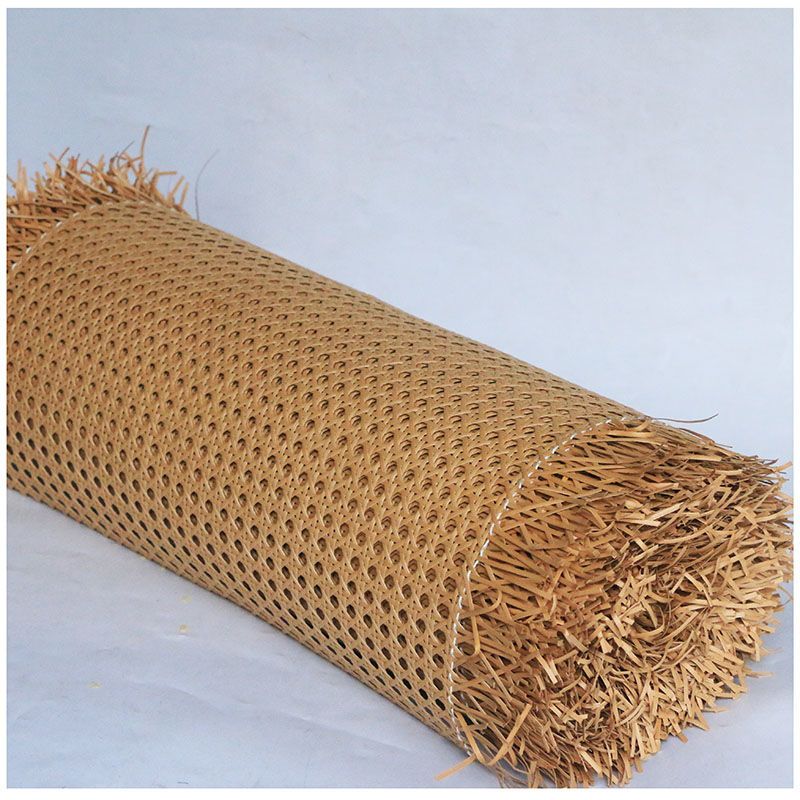 40厘米*50厘米咖啡色 塑料藤编仿真藤编藤编材料pe胶藤手工编织网diy