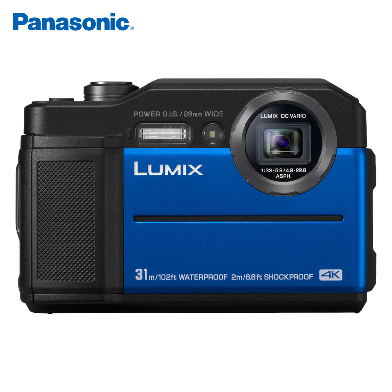 松下（Panasonic）DC-TS7GK 蓝色 防水运动相机/五防相机 防水 防尘 防震 防冻 防压