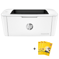 惠普(hp)M17A黑白激光打印机家庭小型学生家用企业办公文件文档试卷打印机A4办公替代1108 1106 m104A标配
