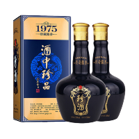 贵州珍酒精品1975 53度酱香型白酒装高粱酒500ml*2瓶 坤沙纯粮食酒