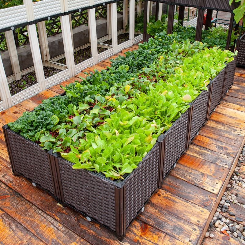 联箱阳台种植箱种菜神器特大号长方形花盆家庭菜园楼顶户外园艺种菜盆