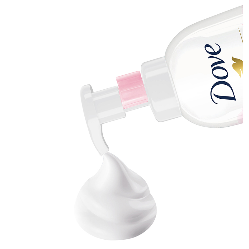 多芬DOVE浓密沐浴泡泡樱花甜香沐浴露400ml 1瓶