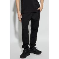 盟可睐(MONCLER)纯棉松紧腰运动裤男户外休闲裤侧袋徽标装饰舒适