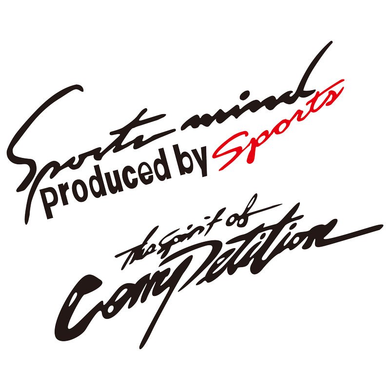 汽车灯眉车贴创意个性机盖划痕引擎车头盖英文字母签名装饰车身贴疯狂