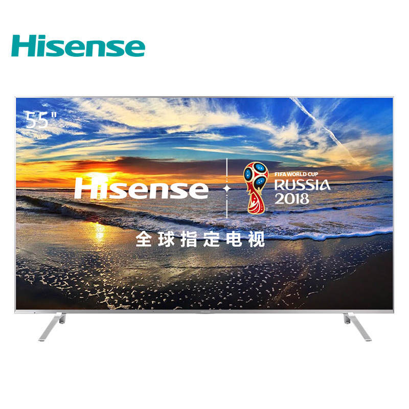 海信(Hisense)LED55EC680US 55英寸金属纤薄4K超高清 HDR 智慧语音 丰富影视教育资源 平板电视
