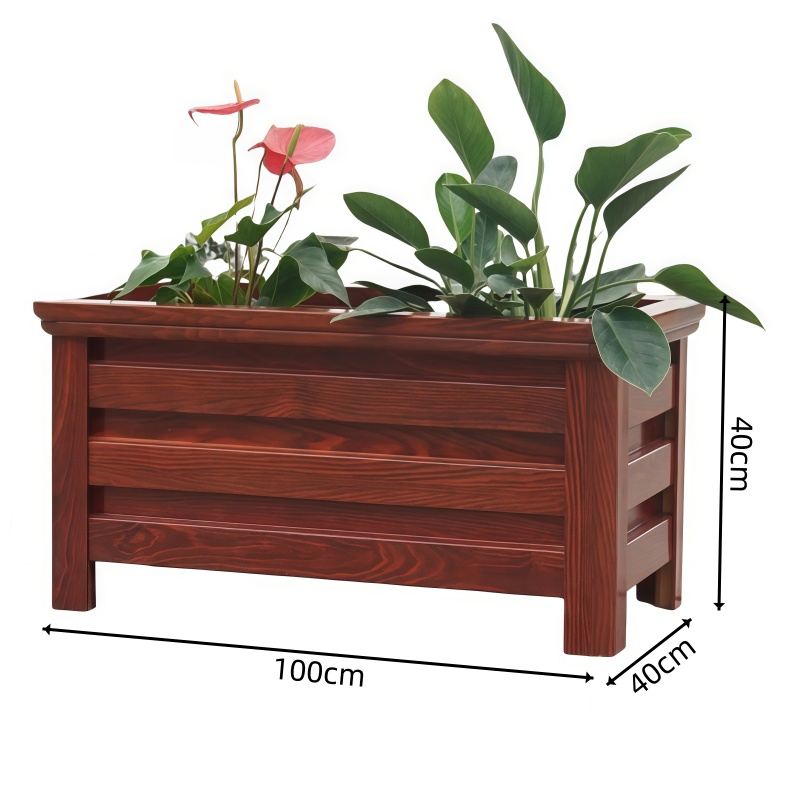 豫龙都 花箱 100*40*40cm 个高清大图