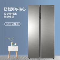 海尔BCD-527WDPC 冰箱双门对开门风冷无霜变频家用嵌入式超薄两门