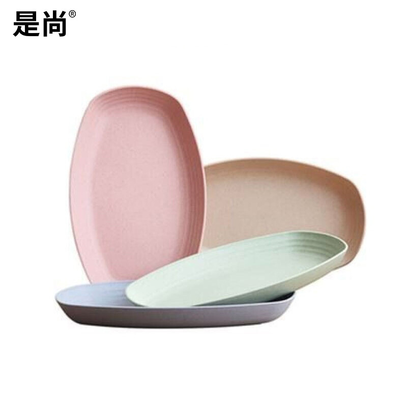 是尚 小麦秸秆碗筷餐具套装
