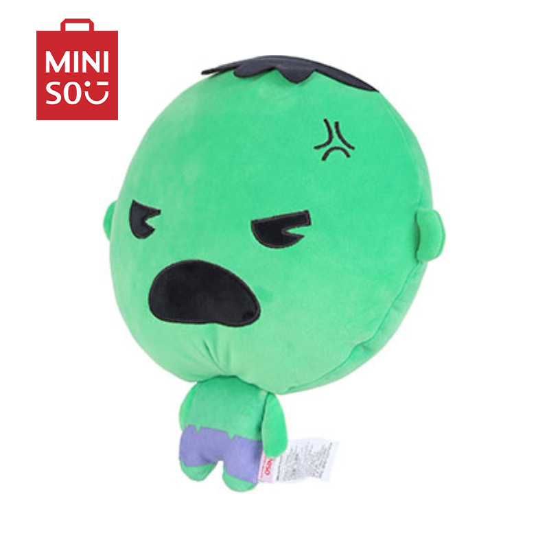 名创优品(miniso) 漫威系列大头小身公仔创意玩偶[绿巨人]