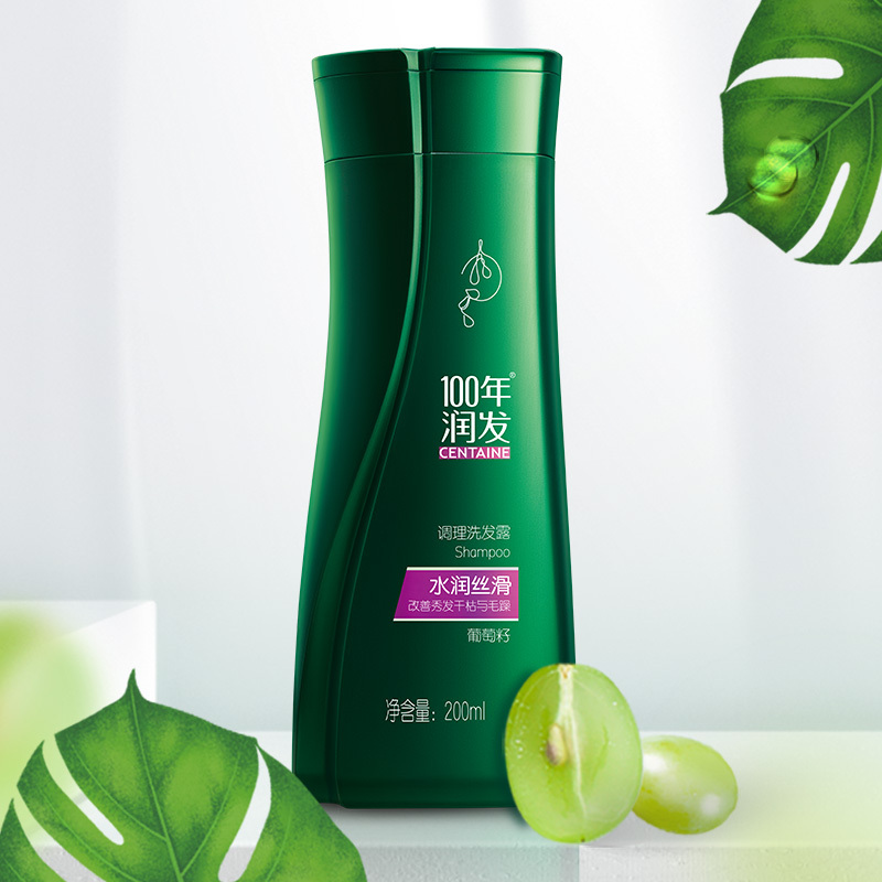 100年润发水润丝滑调理洗发露200ml