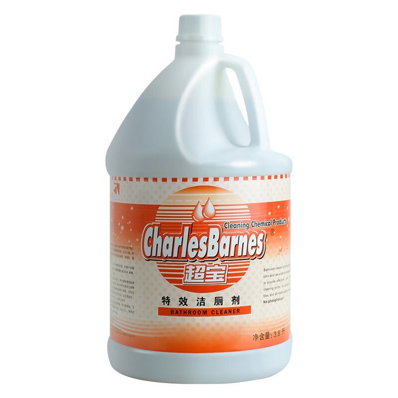 超宝(CHAOBAO) 特效洁厕剂 DFF018 马桶洁厕液清洁剂浴缸洗手盆瓷砖污渍清洁液 3.8升/桶