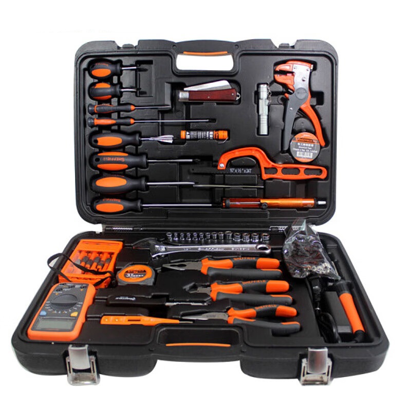 钢盾(SHEFFIELD) S033001 55件套电讯工具组套[家用]高清大图