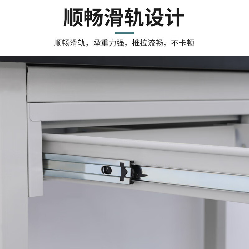 卉圳 防静电工作台 车间维修台工厂操作台1400*600*750mm双抽款HV584